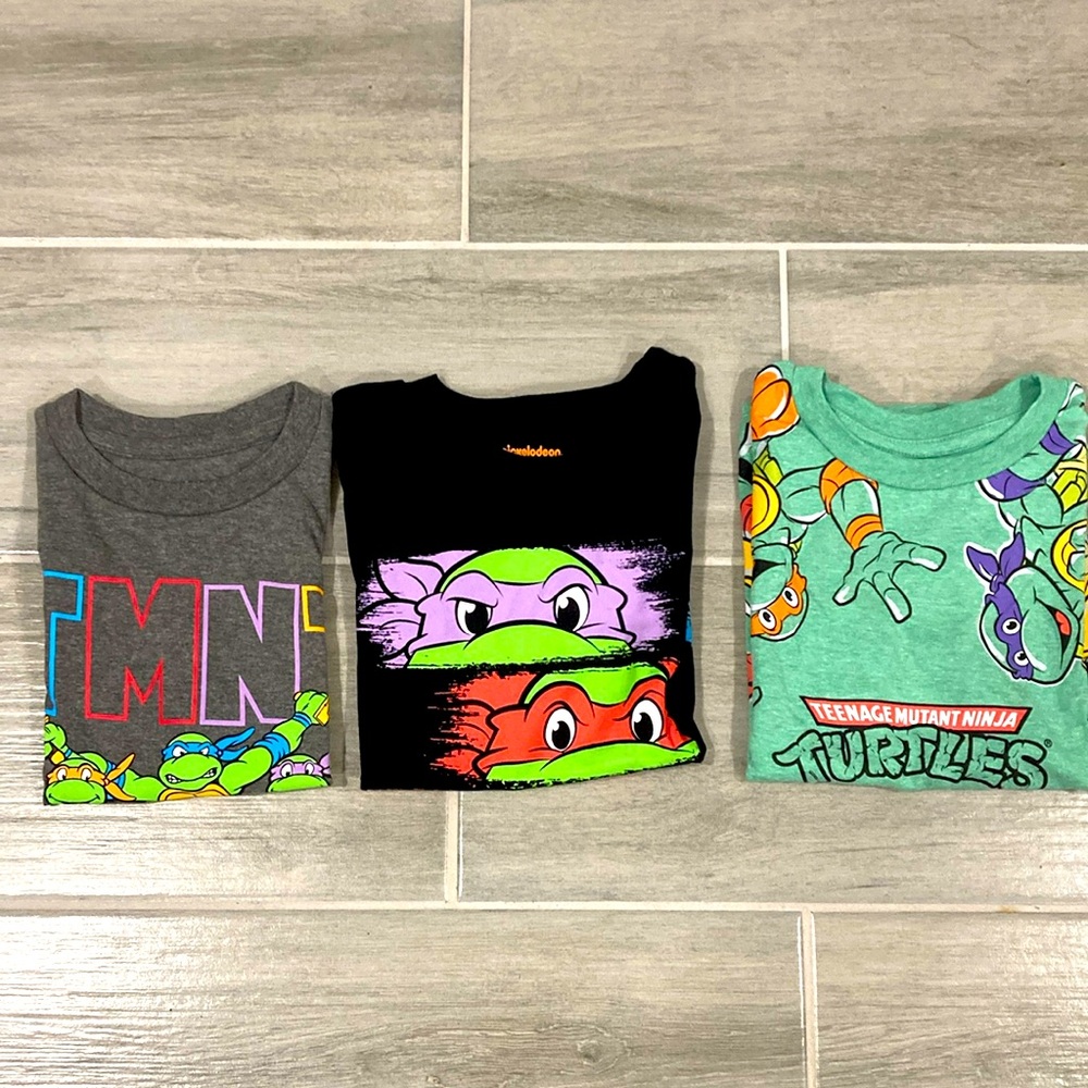 NWOT 3 pc boy Teenage Mutant Ninja Turtle shirt sleeves size: 6 from Nickelodeon